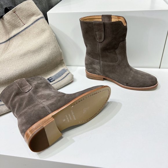 Isabel Marant Duerto Cowboy boots, dark grey, size 38 - Picture 3 of 9